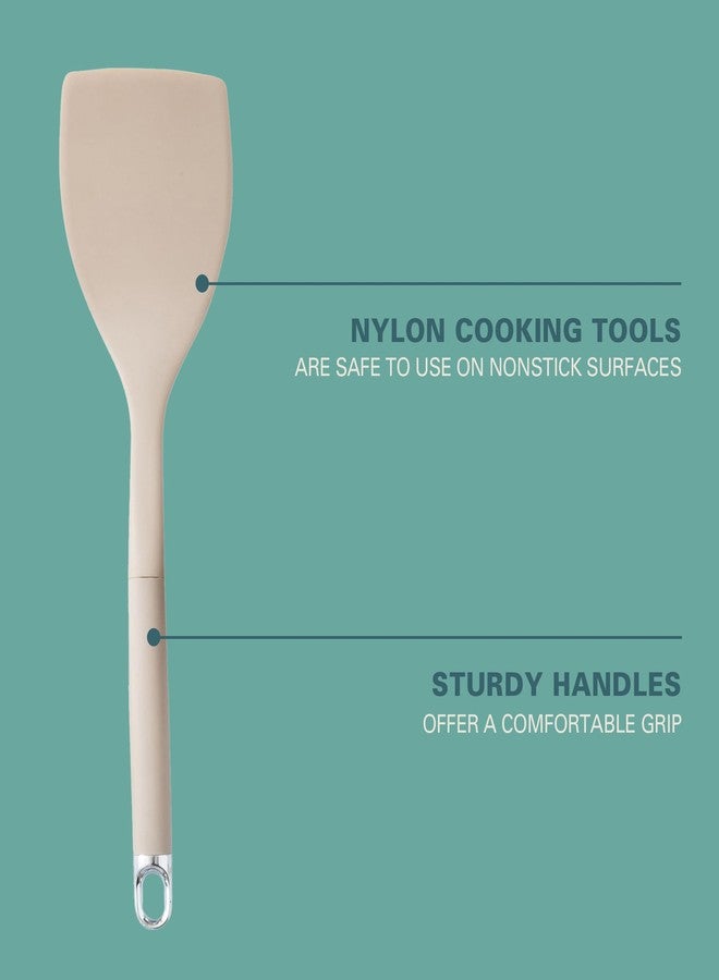 Gibson Home 20-Piece Kitchen Gadget & Tool Set - Nylon Cooking Utensils Spatulas, Ladle, Skimmer, Serving Spoons, Measuring Cups & Spoons, Can Opener, Peeler, Ice Cream Scoop & More - Image 5