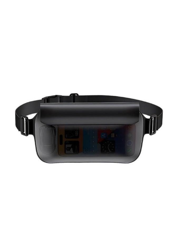 Waterproof Waist Bag Mobile Phone Swimming Drifting Snorkeling Seaside Equipment Touchscreen Running Case-Color:White-Capacity:Tpu Large Capacity