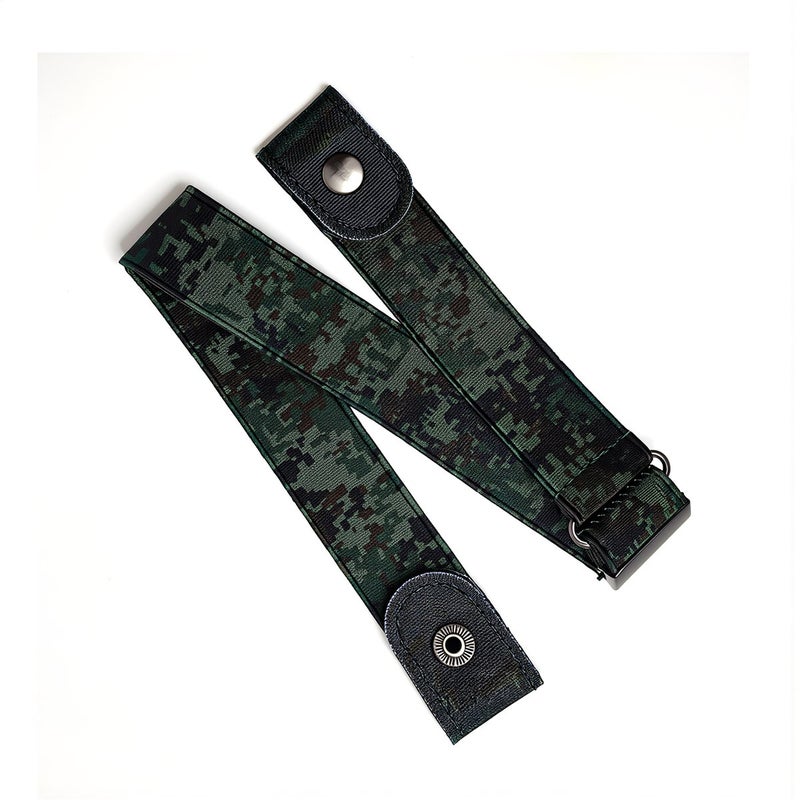 Heavy Duty Durable Camo Stretch Belt Abrasion Resistant Long Lasting 80-100cm - Image 2