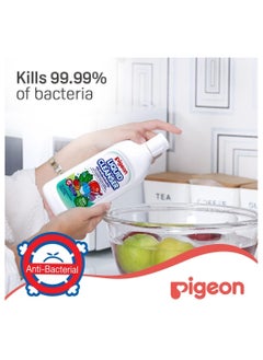 pigeon Cleanser Liquid fruite & vegetable 450ml  - Image 3