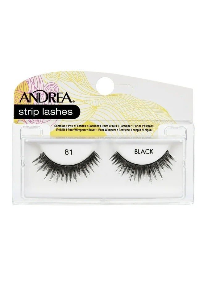 Andrea Streep 81False Eyelashes Black - Image 1