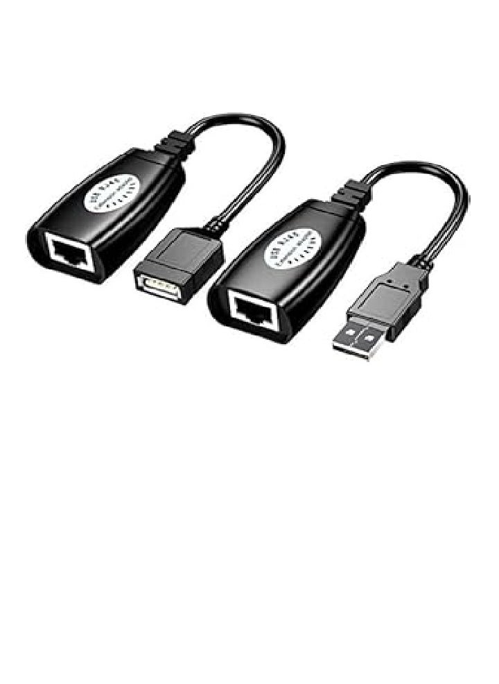 Generic USB RJ45 Extension Adapter Up to 50 meters Length (Black)  - Image 3