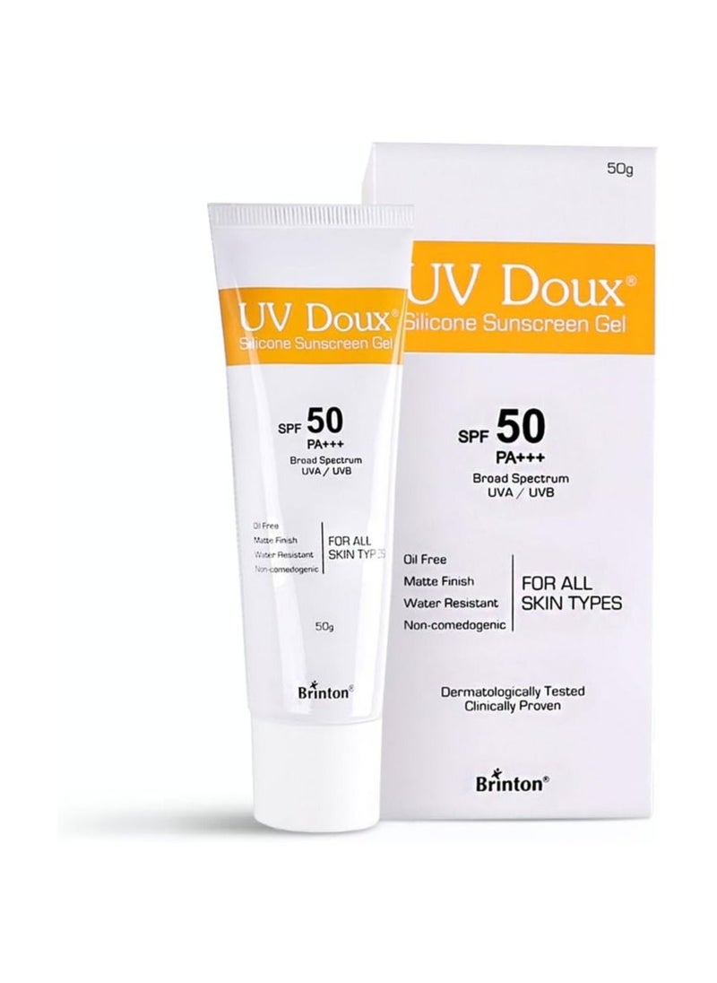 بريتون Brinton Healthcare UvDoux جل واقي من الشمس للوجه والجسم مع عامل حماية من الشمس 50 PA+++  - Image 1