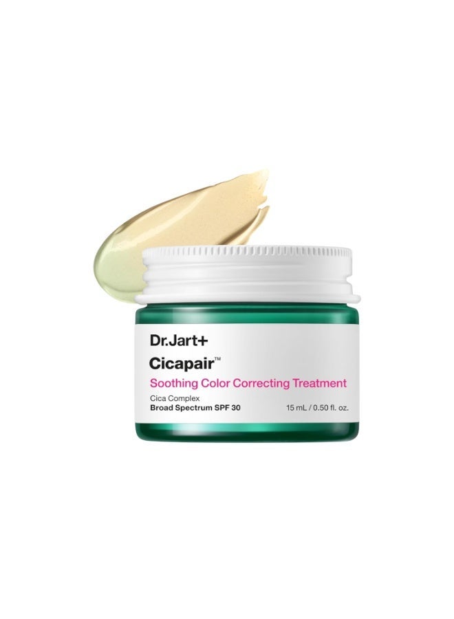 Dr.Jart+ Dr. Jart+ Cicapair Soothing Color Correcting Treatment Mini 15 mL | 2026 Version | Redness Correcting & Calming Face Cream | Korean Skincare - Image 1