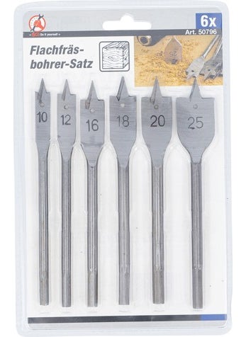 BGS Flat Milling Drill Set 10 - 25 Mm | 6Pcs  - Image 4
