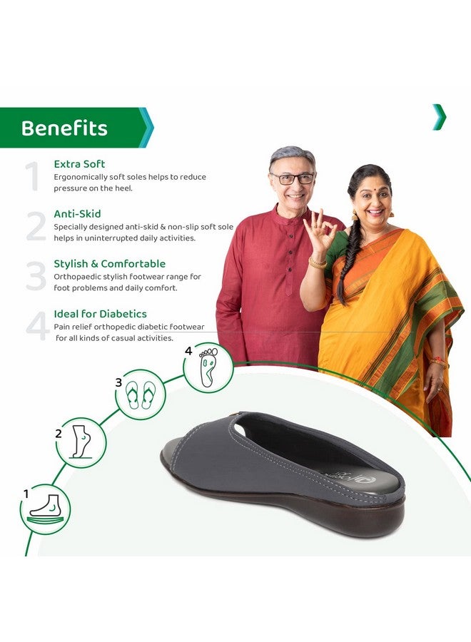 ORTHO JOY Fancy doctor slippers | Soft slipper for women | Comfortable footwear for women stylish - Image 4