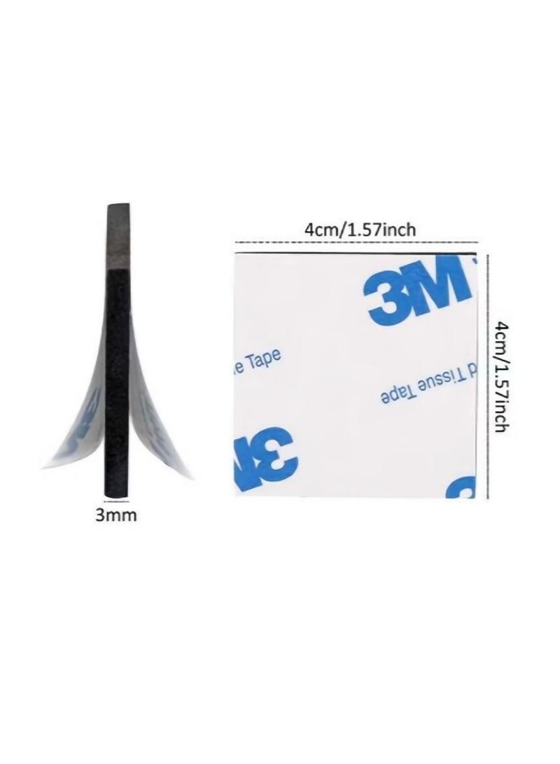 50 عبوة من شريط الرغوة على الوجهين المربع أسود ، شريط رغوة إيفا على الوجهين ، لاصق رغوي رغوي بدون أظافر - Image 2