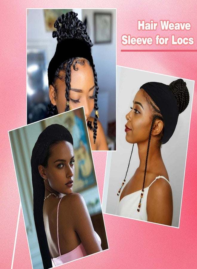 Neacus Upgraded Hair Weave Sleeve for Locs - Highly Elastic and Strong Design Wraps The Hair In All Directions, Comfortable, Breathable Suitable for Black Women. (black) - Image 5