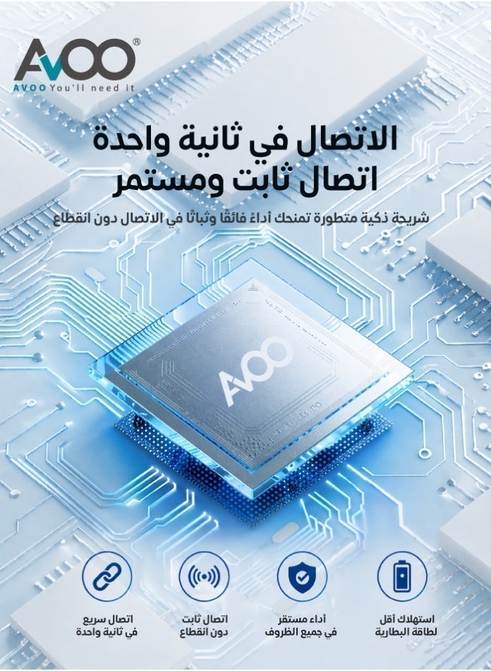 أفو سماعة رأس لاسلكية  تعمل بتقنية البلوتوث فوق الأذن مزودة بميكروفون بني/أسود - Image 4