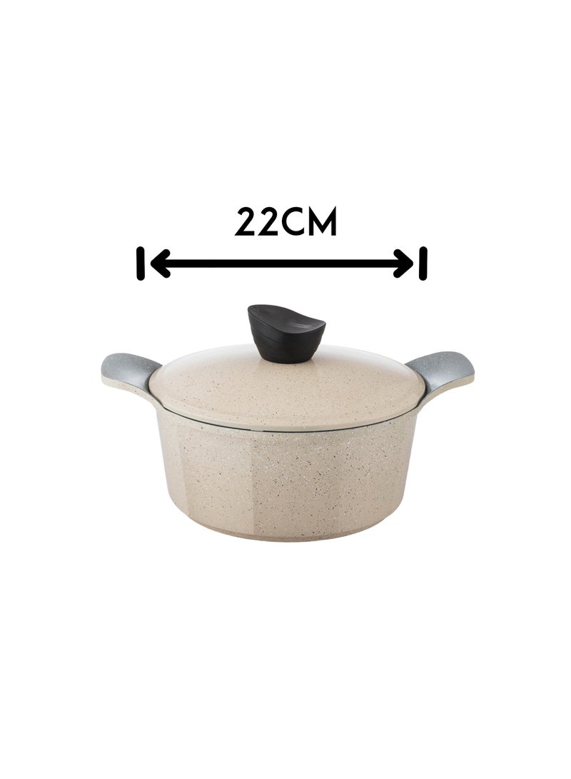 LAHOYA 12-piece cookware set made of high-quality granite with Korean materials and specifications and Saudi industry - Image 4