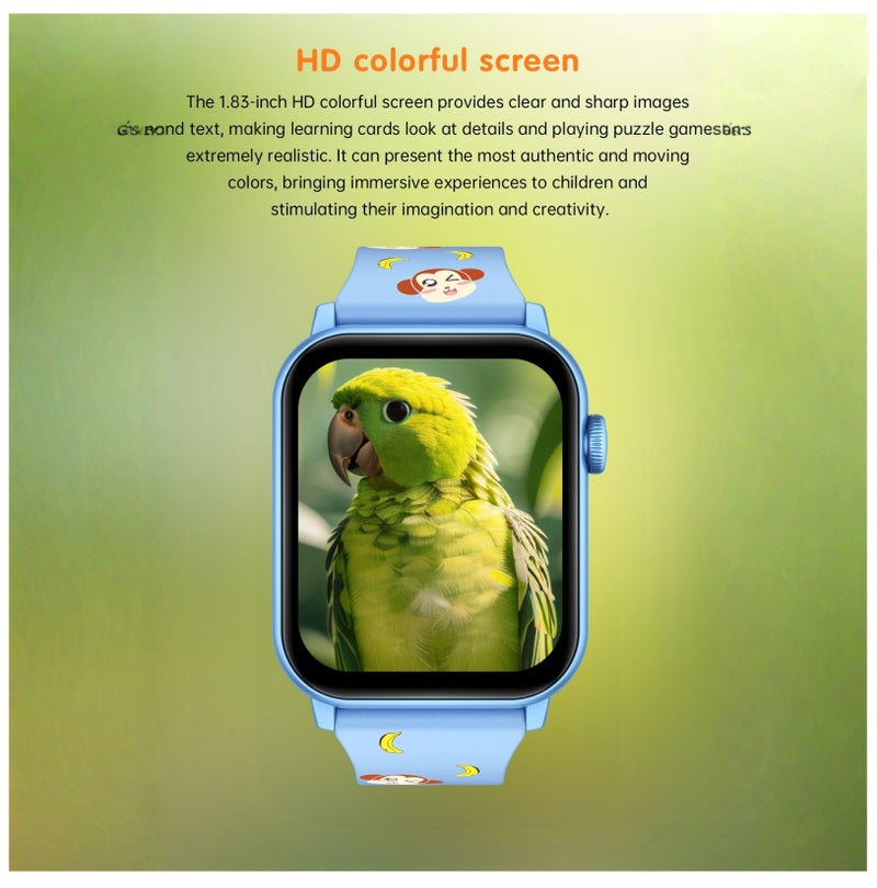 NEXORX Kids Smart Watch with Games & Camera | Best Gift for Boys & Girls | Easy Touch Screen | NEXORX KiddoTime (Blue) - Image 5