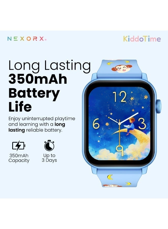 NEXORX Kids Smart Watch with Games & Camera | Best Gift for Boys & Girls | Easy Touch Screen | NEXORX KiddoTime (Blue) - Image 3