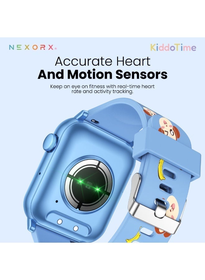 NEXORX Kids Smart Watch with Games & Camera | Best Gift for Boys & Girls | Easy Touch Screen | NEXORX KiddoTime (Blue) - Image 4