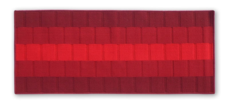 Status Contract Polypropylene Anti Skid Runner for Living Area | Rug for Bedroom |Rug for Dining Kitchen | Rug for Dining Table | Rug for Floor with Anti Slip Backing- 56X140 CM, Red - Image 2