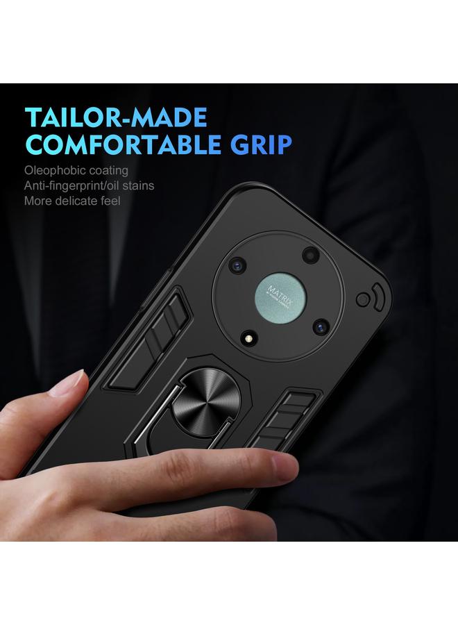 Green Tiger Case For Honor X9a Shockproof Metal Ring Holder Phone Case - Image 5