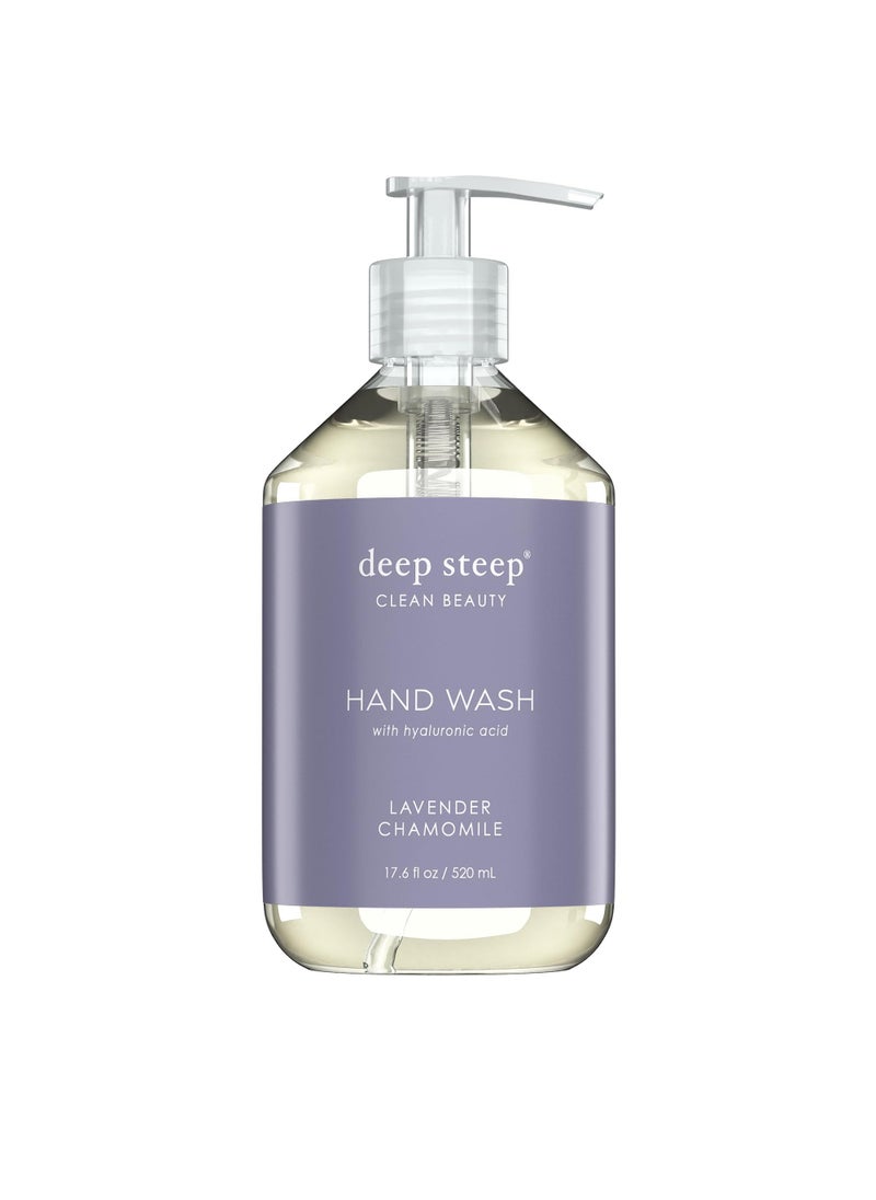 Deep Steep - Deep Steep Liquid Hand Wash, 17.6 Ounces (Lavender Chamomile) - Image 1