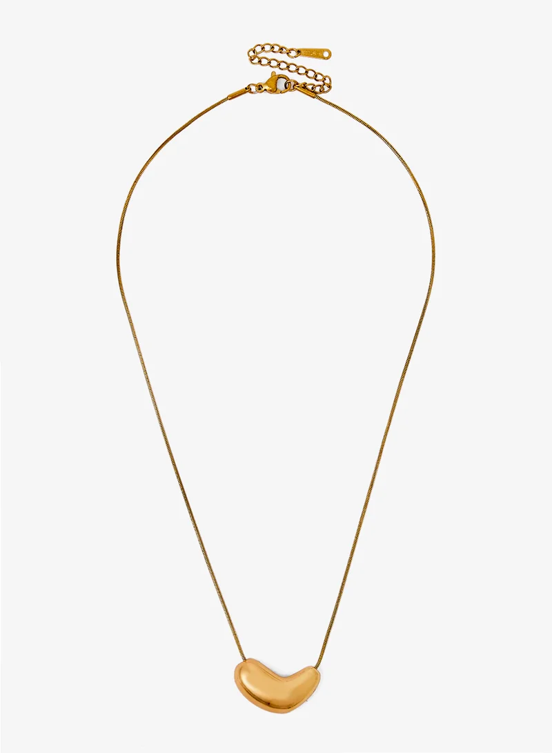 ايلا Gold Bold Statement Necklace