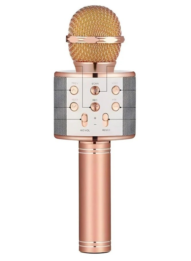 Bluetooth Wireless Microphone Handheld Karaoke With Mic Usb Mini Home For Music Playing Singing Speaker Player - Image 1