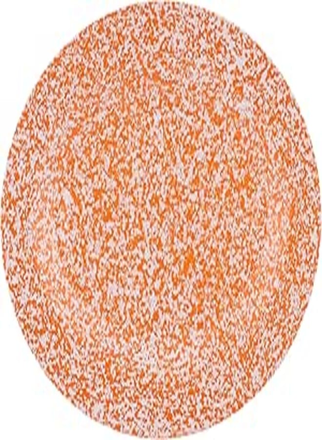 بيور طبق تقديم طعام بيضاوي صغير من مادة الميلامين الجرانيتية النقية 136071، مناسب للمنزل والمطاعم - برتقالي