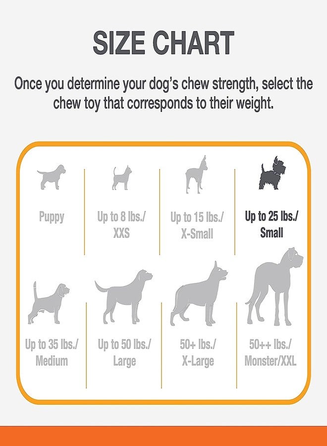 Nylabone Original Wishbone Power Chew Toy for Dogs, Dog Toys for Aggressive Chewers, Original Flavor, Small - Up to 25 Ibs, 1 Count - Image 3