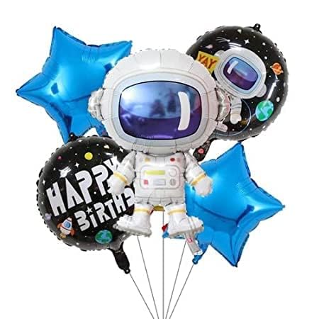 Pop The Party 5pcs Super Space Theme Universe Planets Birthday Galaxy Theme Party Balloons Décor - Image 1