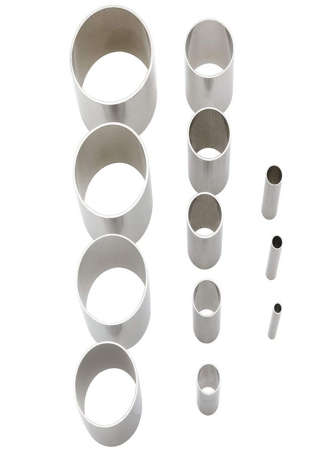 Longdex Clay Cutter 12PCS Hollow Round Stainless Steel Sculpting Punch Tool for Polymer Ceramic Pottery Indentation Circle Shape Cutters Mold - Image 2