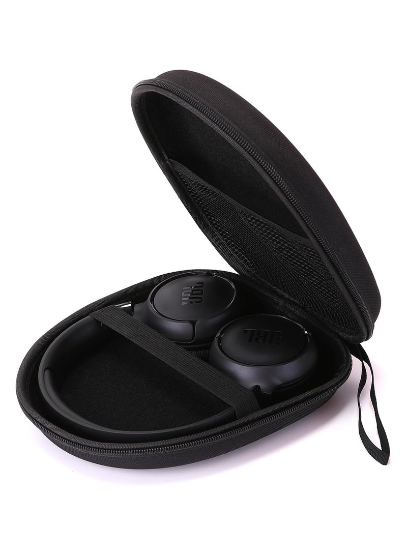 DOUGEI Universal Headphone Case Compatible with JBL Tune 510BT 720BT, Sony WH-CH 720N/WH-CH520, Soundcore Q20/Q30 BERIBES KVIDIO TOZO etc, Travel Carrying Hard Shell Case Black - Image 2