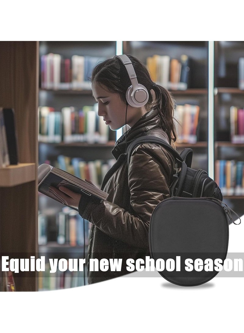 DOUGEI Universal Headphone Case Compatible with JBL Tune 510BT 720BT, Sony WH-CH 720N/WH-CH520, Soundcore Q20/Q30 BERIBES KVIDIO TOZO etc, Travel Carrying Hard Shell Case Black - Image 5