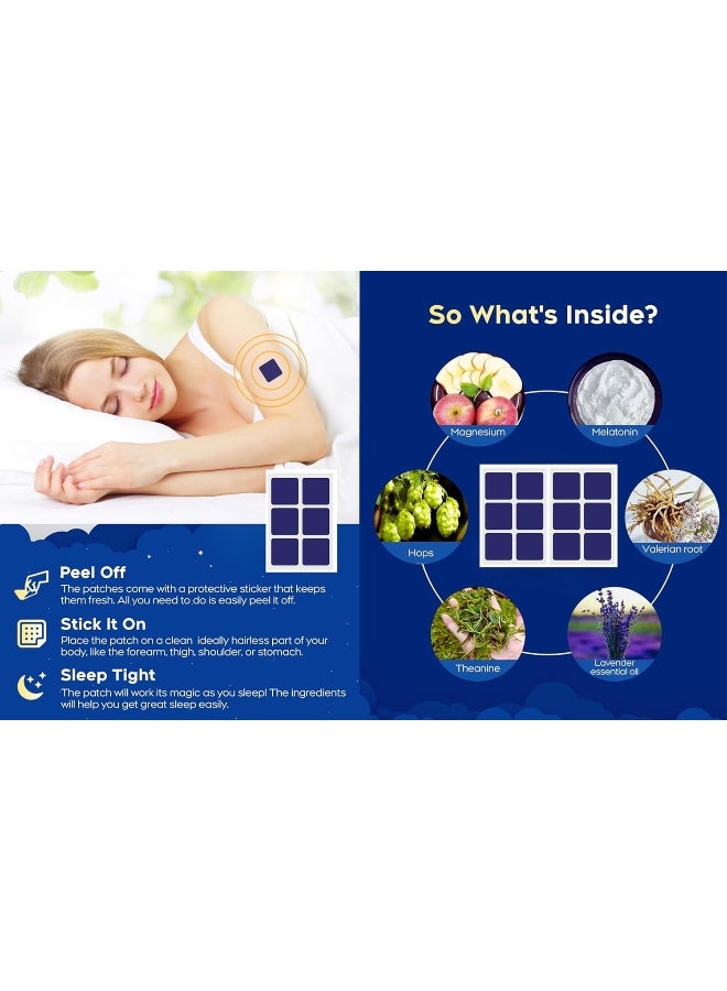 DUKE & PERRY Upgraded Deep Sleep Patches for Adults Extra Strength | Quick Acting Sleep Aid Patches for Men and Women | 100% Natural Ingredients, Easy to Apply, and Skin-Friendly (Pack of 42) - Image 5