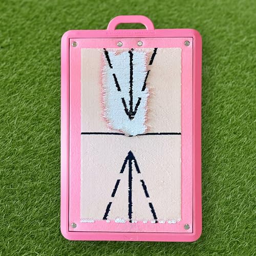 Birdie Bath Birdie Golf Birdie Mat Pro Swing Training Aid Blush Pink Sequin Tech Surface Analyze Swing PathBall Impact inOutdoor 1925 Sports Accessory - Image 3