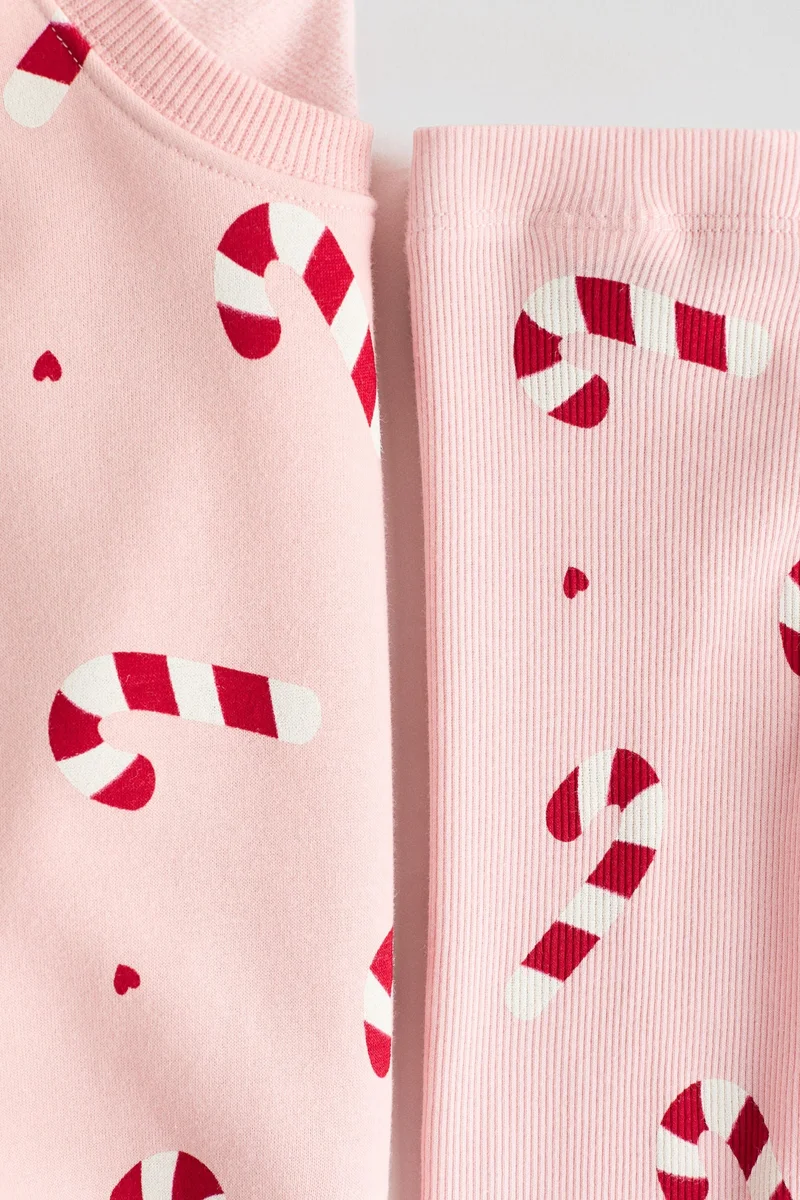 اتش اند ام طقم مكون من سويت شيرت ولغينغز - عبوة من قطعتين