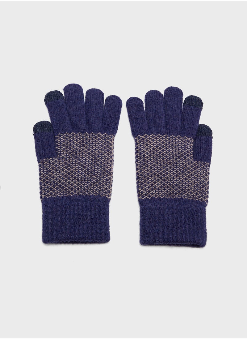 Robert Wood Knitted Gloves  - Image 3