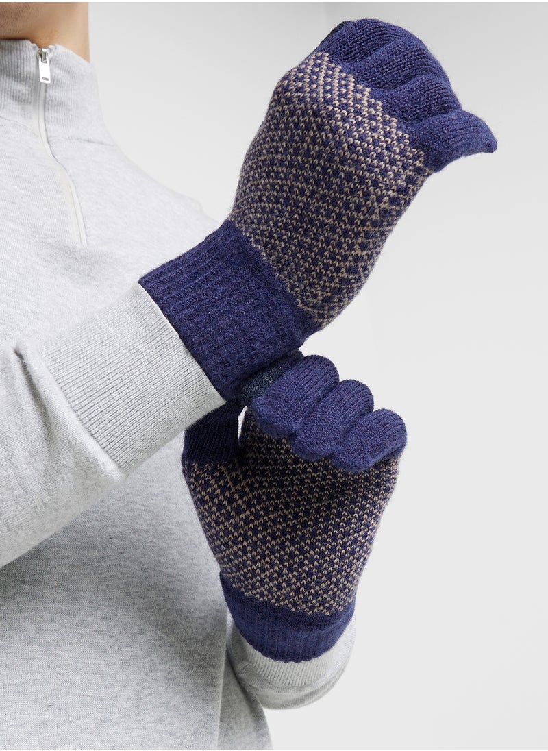 Robert Wood Knitted Gloves  - Image 5