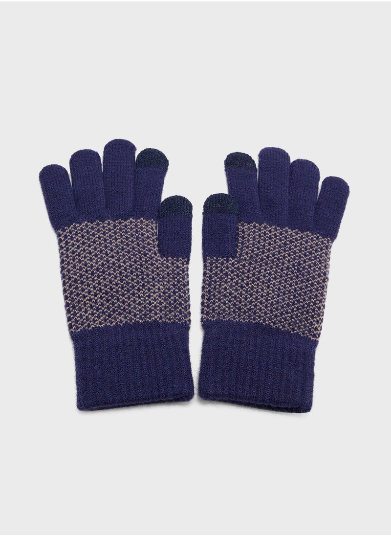 Robert Wood Knitted Gloves  - Image 2