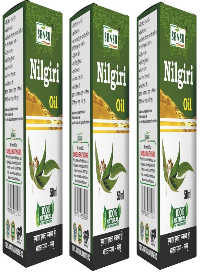 Sansu Nilgiri Ka Tail 50ml | Herbal oil | (Pack of 3). - Image 1