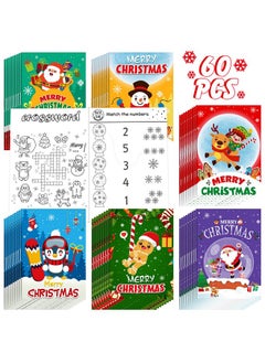 60 Pcs Christmas Activity Books Mini Challenging Activities Fun And Games Include Mazes, Word Search, Word Scramble, And More For Christmas Holiday Party Gifts Bag Stuffers - pzsku/Z490DD52C8F706E3654D0Z/45/_/1732777849/4b61fa8c-3f9e-415e-8a05-30f9f884e9a3