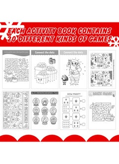 60 Pcs Christmas Activity Books Mini Challenging Activities Fun And Games Include Mazes, Word Search, Word Scramble, And More For Christmas Holiday Party Gifts Bag Stuffers - pzsku/Z490DD52C8F706E3654D0Z/45/_/1732777854/fdbd2d37-2ea0-4ed6-88f9-8a6ef61461b5