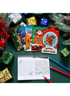 60 Pcs Christmas Activity Books Mini Challenging Activities Fun And Games Include Mazes, Word Search, Word Scramble, And More For Christmas Holiday Party Gifts Bag Stuffers - pzsku/Z490DD52C8F706E3654D0Z/45/_/1732777872/f6078a8f-4163-4984-823d-4f70060e8e1d