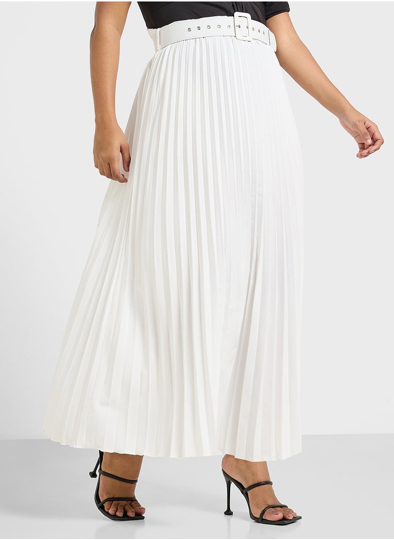 Ella Plus Pleated Skirt  - Image 2