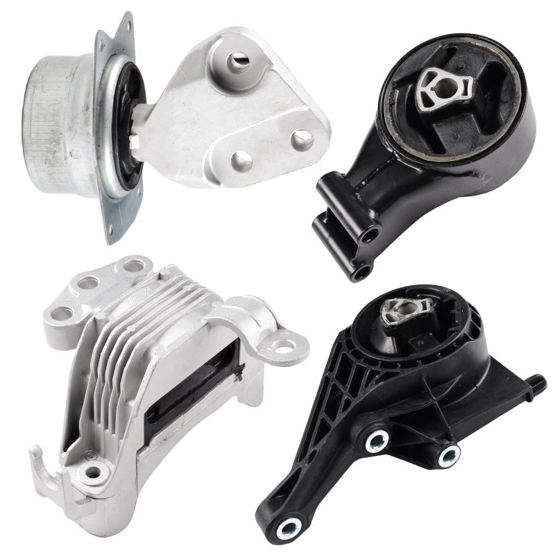 Engine Motor and Trans Mounts Compatible with Chevrolet Malibu 20132015 25L Replace OE A5502 A5711 A5501 EM3196 EM4128 EM3194 13346302 Set of 4