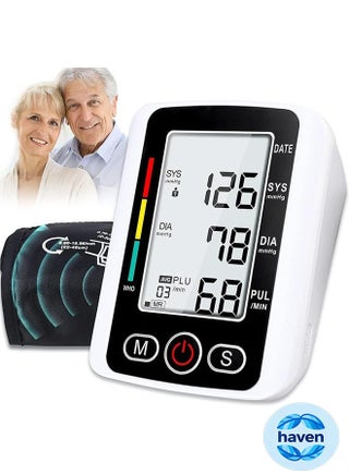 Digital Blood Pressure Monitor，Voice Portable LED Upper Arm Blood Pressure Monitor  Adjustable Blood Pressure Cuff Automatic Digital Wrist Blood Pressure monitor LCD Display Home BP Monitor,Memory Voice Prompt - pzsku/Z490DF3B3FDA14A4E4326Z/45/_/1735627375/d1705834-6fec-4fc9-ac61-1c2de26d378c