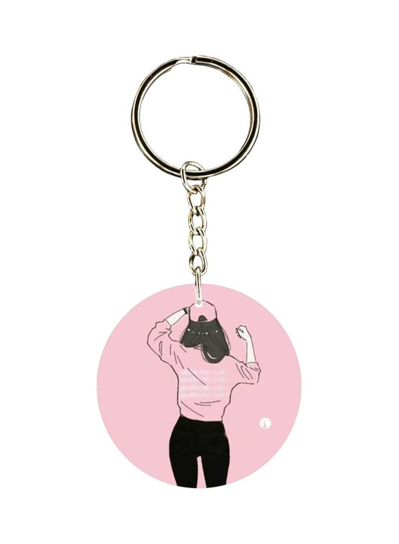 Printed Single Sided Keychain
