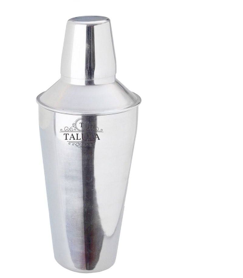 Taluka Bar Set Stainless Steel Cocktail Shaker 500ml Peg Measure Bottle Opener Tong Ice Bucket 7 PC Set - Image 2
