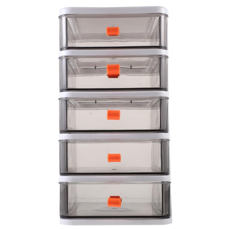 5 Layer Plastic Desk Organizer Drawer Storage Box For Office Stationery Jewelry - Image 2