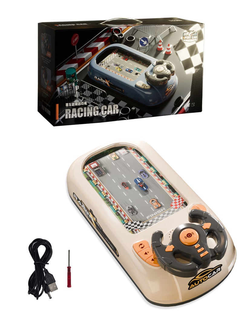 Musical Steering Wheel Toys Toddler Simulated Driving Racing Car Game with Sound Age 3+ Year Old, Interactive Educational Learning Race Car Toy for Boys and Girls Birthday Gift - Image 1