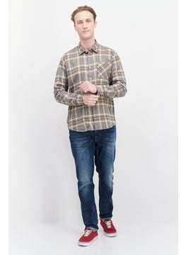 Men Regular Fit Long Sleeves Plaid Casual Shirt, Grey Combo - pzsku/Z490E4936911A9426EDA7Z/45/_/1724351229/fdea2f5b-58e9-41a8-bc77-c7f05e9d82a4