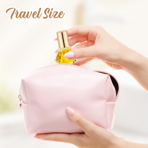 Mirrline 30 Pcs 8ml/0.27oz Essential Oil Roller Bottles Glass Polygonal Roller Bottles Empty Cosmetic Vials Containers with Stainless Steel Roller Balls for Travel Perfume Essential Oil, 2 Dropper, 1 Funnel - Image 5