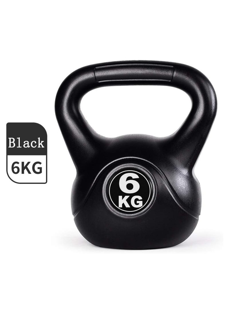 Zuleen 6 KG Cast Iron Rubber Coated Kettlebell - Floor Friendly Weights for Lifting, Conditioning, Strength & Core Training, Full Body Workout - Image 2