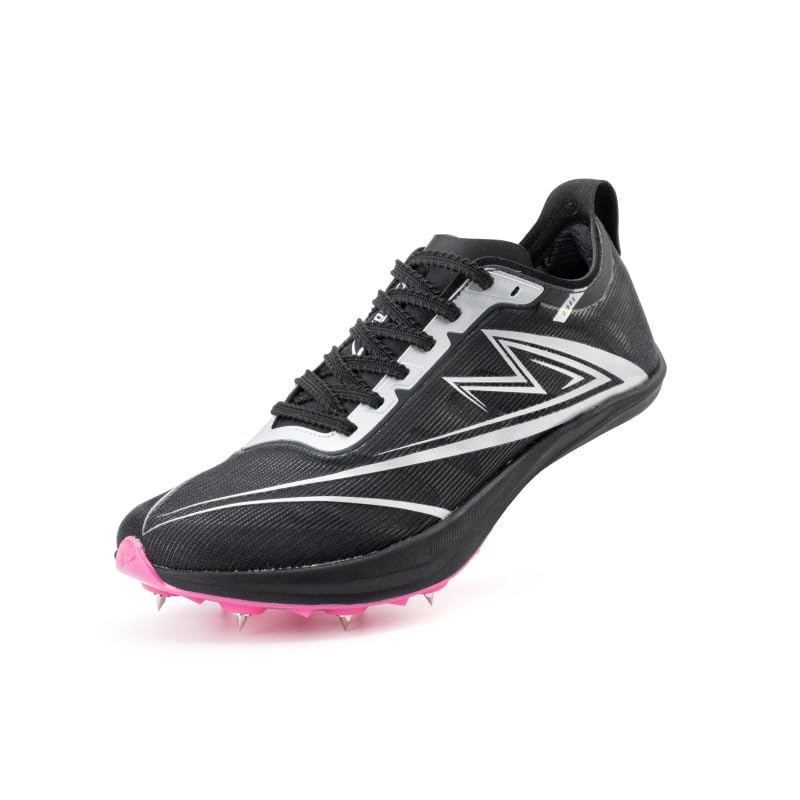 Sonic Cat Track and Field Shoes Men Women Kids Spikes Sneakers Full-Length Carbon Plate Track Race Jumping Sneakers Girls Professional Running Tarck Spikes Shoes Boys (black, Adult, Men, 4.5, Numeric, US Footwear Size System, Medium) - Image 4