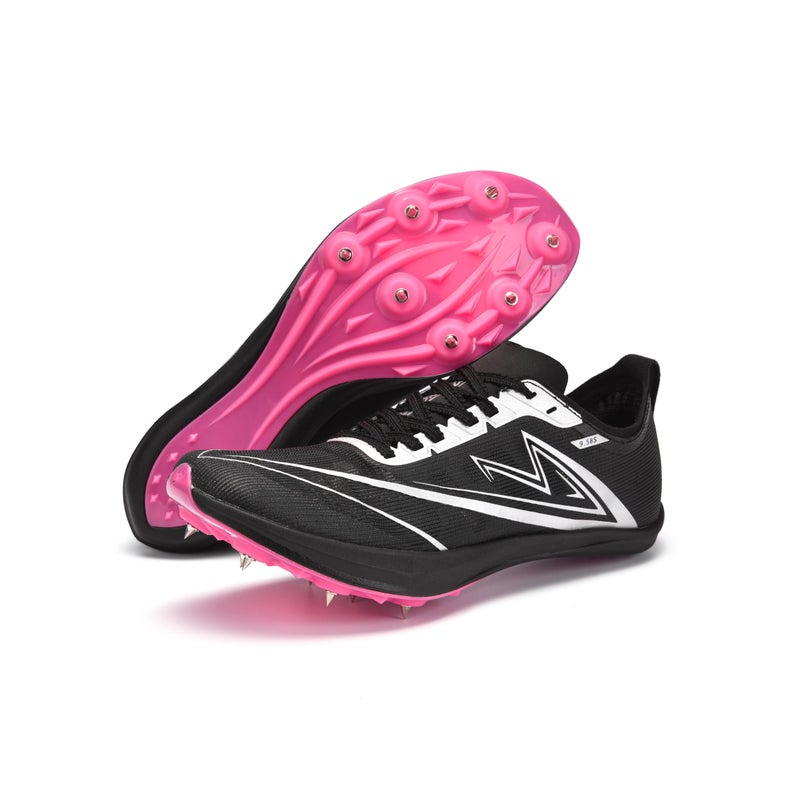 Sonic Cat Track and Field Shoes Men Women Kids Spikes Sneakers Full-Length Carbon Plate Track Race Jumping Sneakers Girls Professional Running Tarck Spikes Shoes Boys (black, Adult, Men, 4.5, Numeric, US Footwear Size System, Medium) - Image 1
